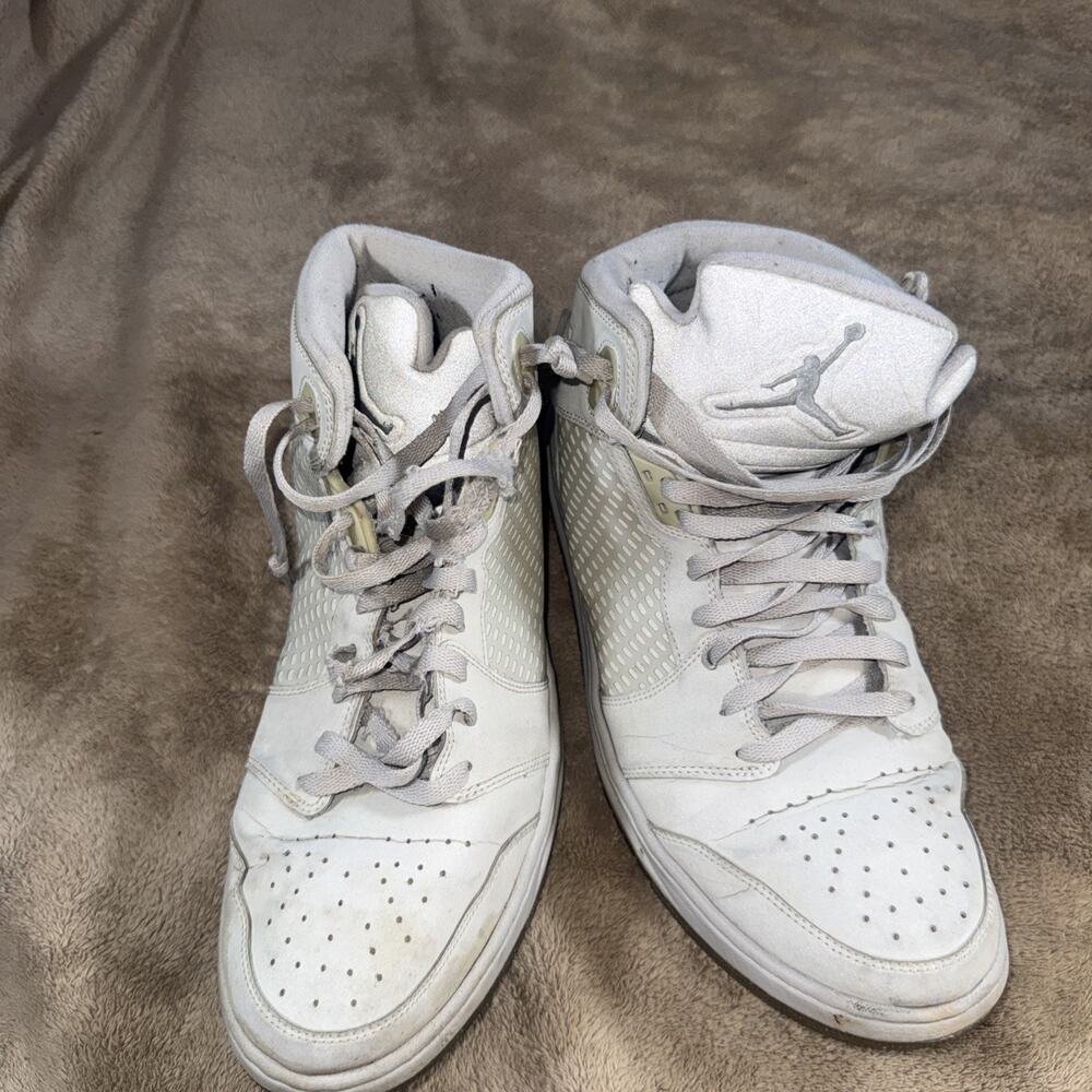 Nike Air Jordan Prime 5 Wolf Grey Shoes Sneakers Men's Size 12 .5 429489-005